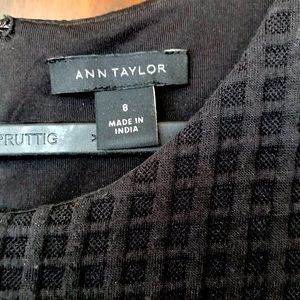 Ann Taylor black knit dress